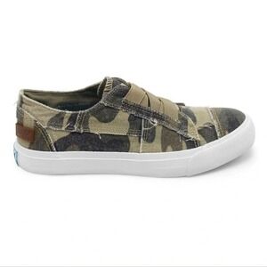 Blowfish Malibu Marley Camo Slip On Sneakers Womens 7.5 Natural Camouflage NEW